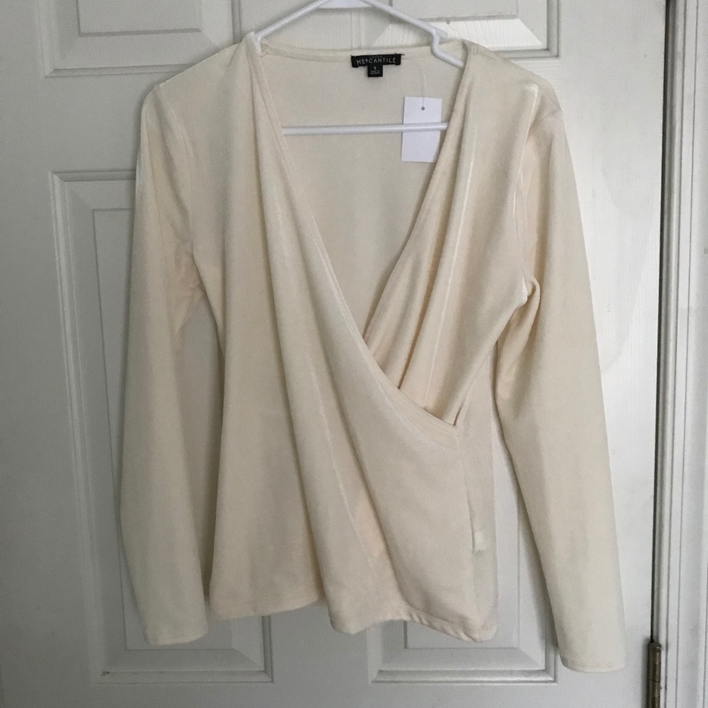 J Crew Soft Wrap Top - NWT